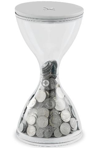 Time is money coins bank