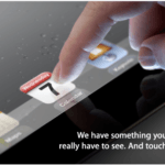Apple iPad 3 invitatie