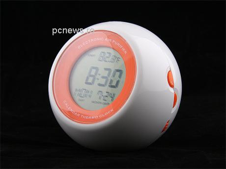 USB Air Purifier Thermo Alarm Clock