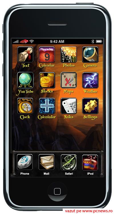 Tema de iPhone World of Warcraft