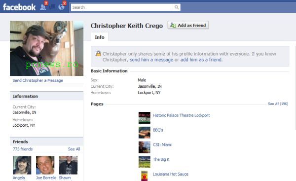 Christopher Keith Crego facebook