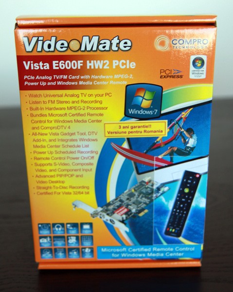 Compro VideoMate Vista E600F HW2 PCIe