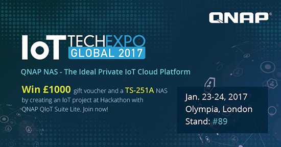QNAP participă la IoT Tech Expo Global 2017