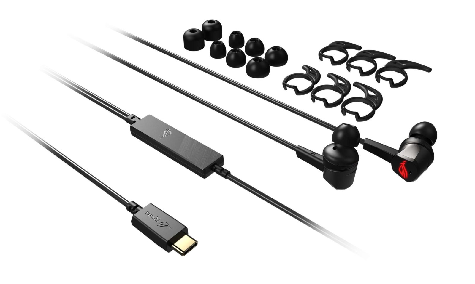 Căști intra-auriculare de gaming ROG Cetra cu USB-C