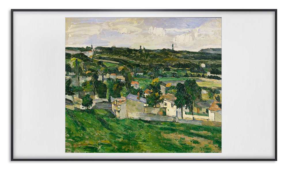 Vedere spre Auvers-sur-Oise - Paul Cezanne