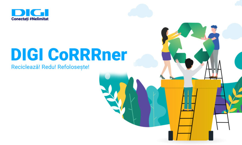 Digi Corrrner - demers eco pentru colectare deseuri