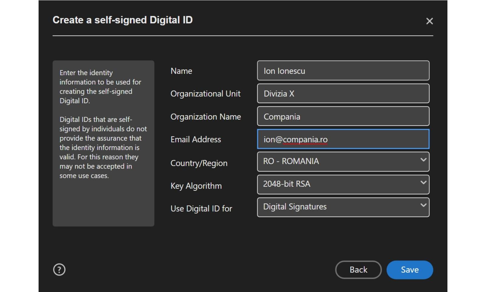 Semnarea documentelor PDF