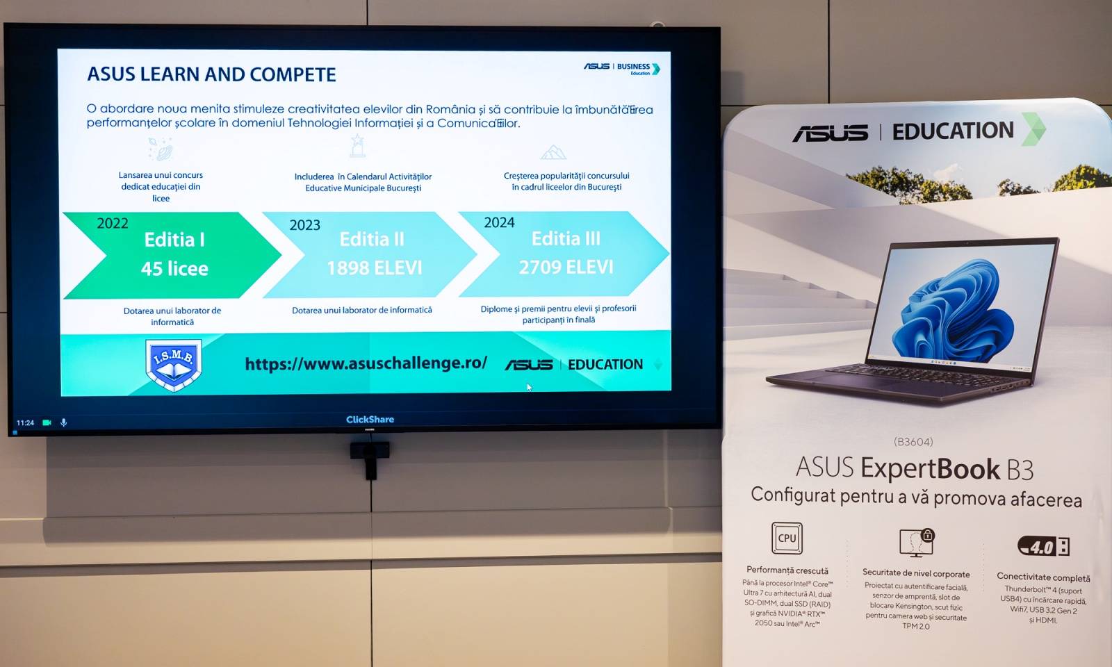 Conferinta de lansare a concursului ASUS Learn and Compete 2025