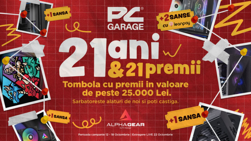 PC Garage aniverseaza 21 de ani